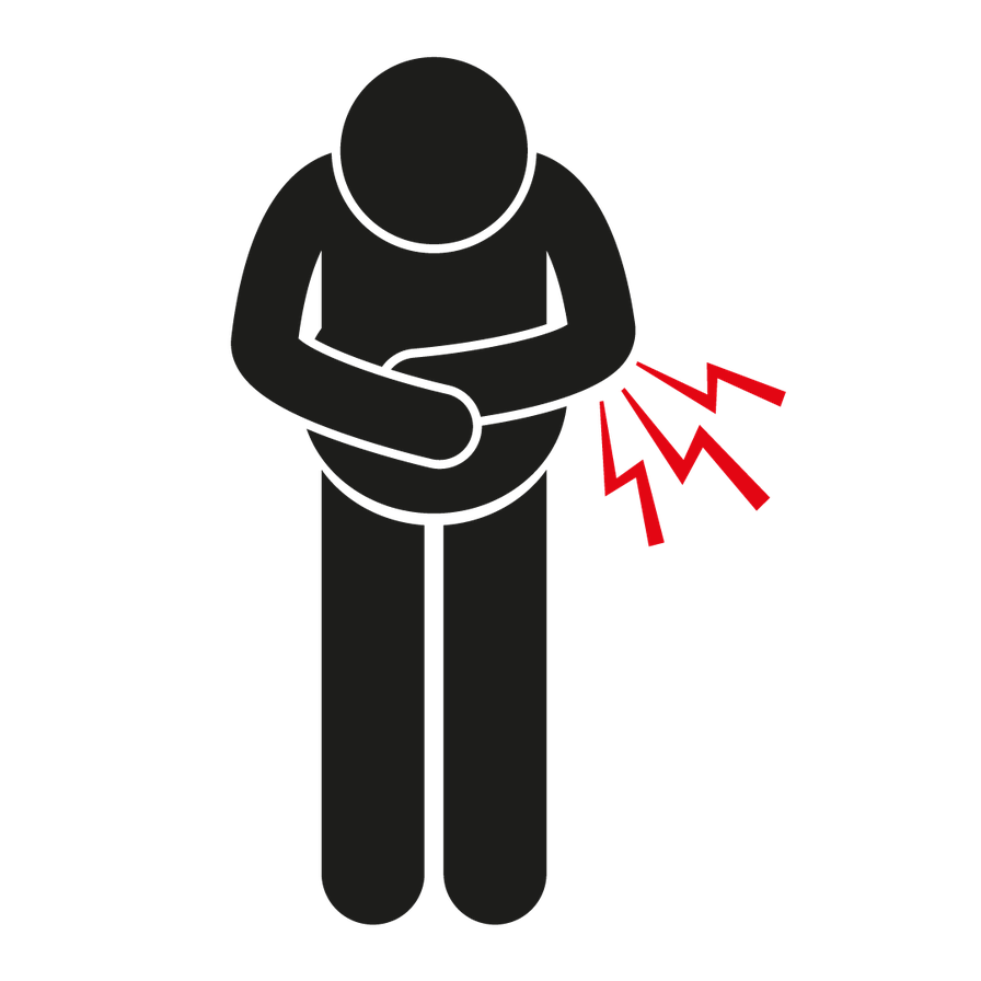 Upper abdominal pain or discomfort