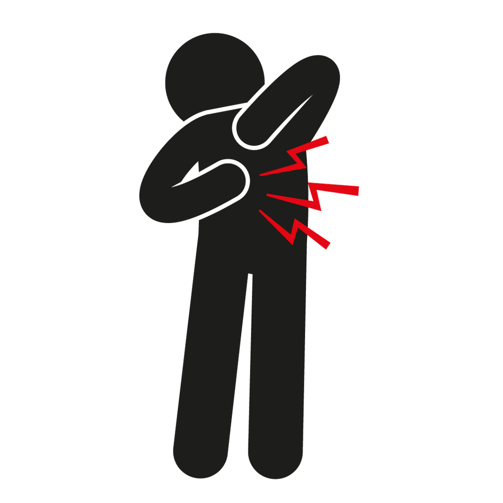 Mid back pain or discomfort